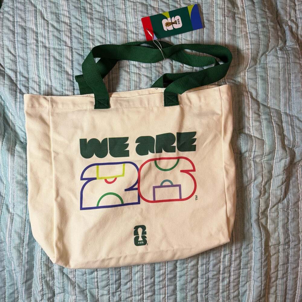 FIFA World Cup 2026 'We Are 26' Canvas Tote Bag
